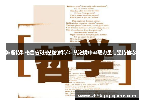 波斯特科格鲁应对挑战的哲学：从逆境中汲取力量与坚持信念